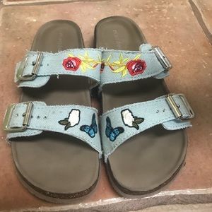 Madden girl slip ons.